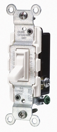 Leviton Mfg S08-cs120-02w White Commercial Grade Ac Quiet Switches Toggle