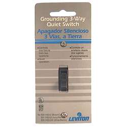 Leviton Mfg C20-01453-002 Brown Residential Grade 3-way Ac Quiet Switches Toggle