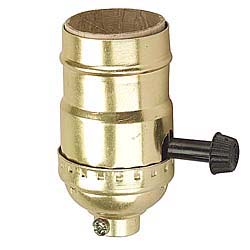 Leviton Mfg C20-10083-pg Turn Knob Lamp Socket