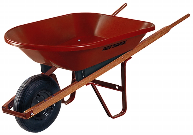 UPC 027997000837 product image for Ames PW4 30 4 Cubic Foot Poly Wheelbarrow | upcitemdb.com