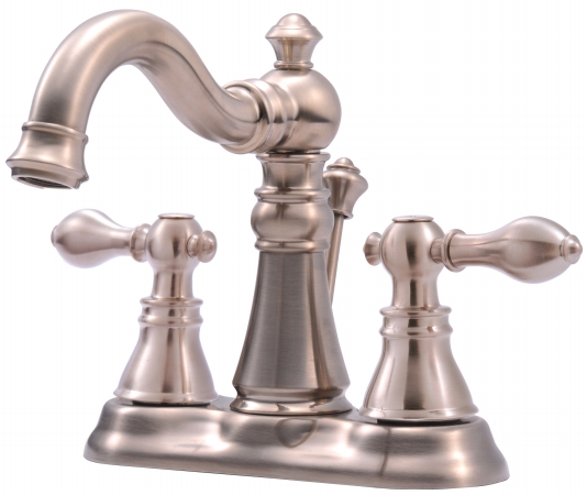 Uf45113 Two-handle Brushed Nickel Victorian Series Lavatory Faucet