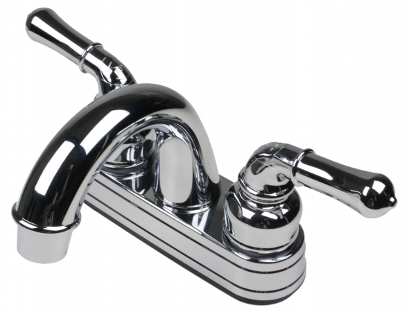 Uf08043c Two-handle Chrome Non-metallic Series Lavatory Faucet