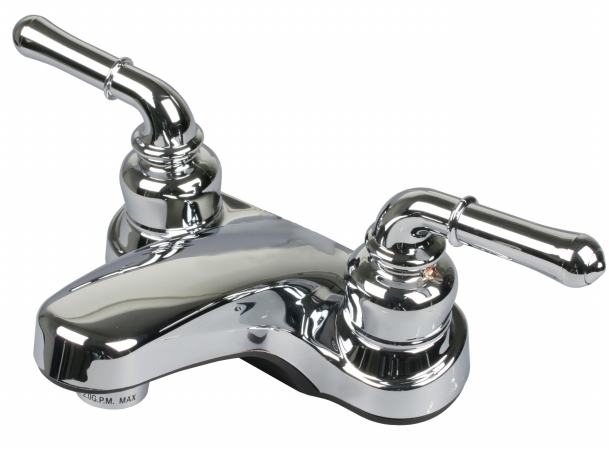 Uf08042c Two-handle Chrome Non-metallic Series Lavatory Faucet