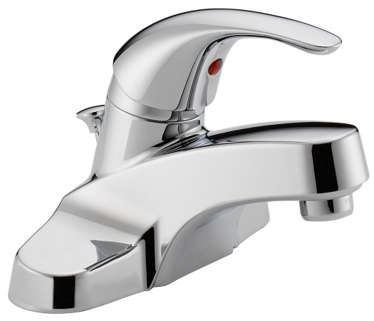 Delta Faucet P188620lf Chrome Single Handle Lavatory Faucet With Plastic Pop Up