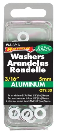Arrow Fastener Co. Wa.19 30 Count .19 In. Aluminum Washers