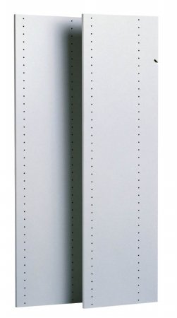 2 Count 48 In. White Easy Track Vertical Panels