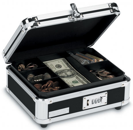 Vz01002 Black Locking Cash Box