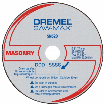 Sm520c 3 In. Masonry Cut-off Wheel