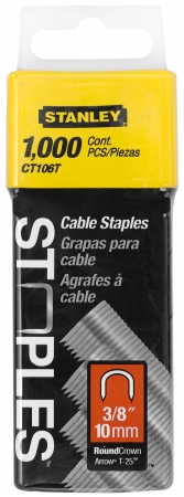 Hand Tools Ct106t 1 000 Count .38 In. Cable Staples