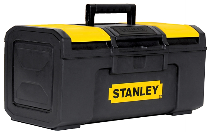 Hand Tools Stst16410 16 In. Black & Yellow Auto Latch Tool Box