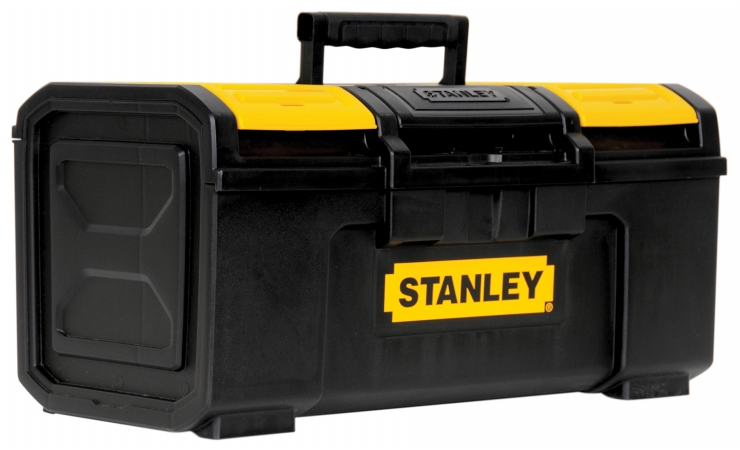 Hand Tools Stst19410 19 In. Black & Yellow Auto Latch Tool Box