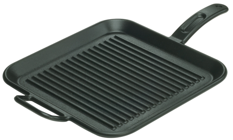 12 In. Square Cast Iron Grill Pan