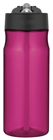 Hp4040mgtri6 18 Oz Magenta Hydration Water Bottle With Built In Straw