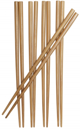 J30-0041 9 In. Burnished Bamboo Chopsticks