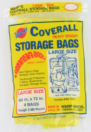 Cb-40 4 Count 40 In. X 72 In. Banana Bags Storage Bags