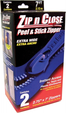 Surface Shields Inc. Zc02 2 Count 3 In. X 7 Ft. Zip N Close Doorway System