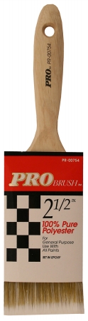 Pr00754 2.5 In. Pro Brush Polyester Paint Brush
