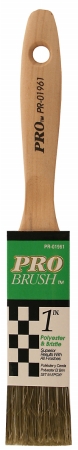 Pr01961 1 In. Pro Brush Polyester & Bristle Paint Brush