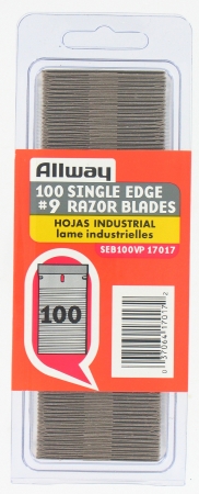 Allway Tools Seb100vp 100 Count Single Edge Razor Blades