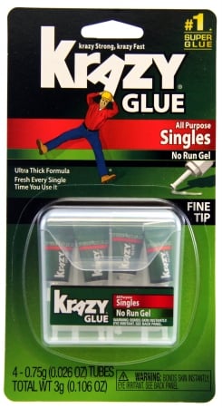 -xacto Kg86748sn 4 Count 0.75 Grams Instant Krazy Glue All Purpose Single