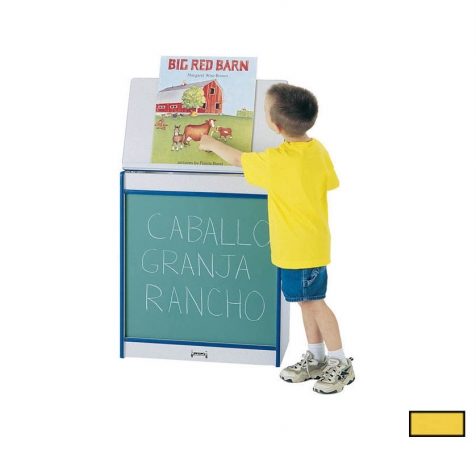 0542jcww007 Big Book Easel - Chalkboard - Yellow