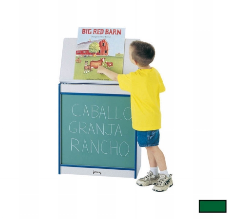 0542jcww119 Big Book Easel - Chalkboard - Green