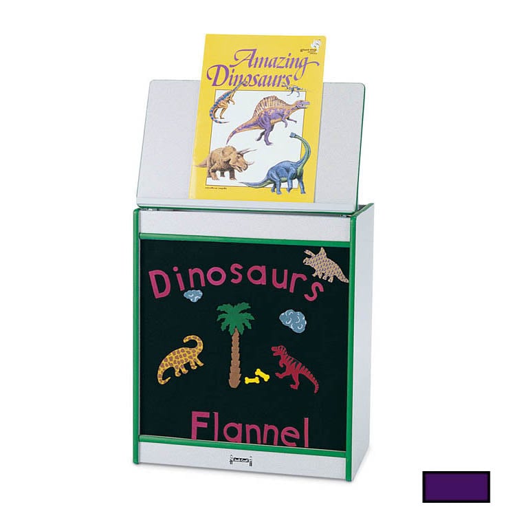 0544jcww004 Big Book Easel - Flannel - Purple