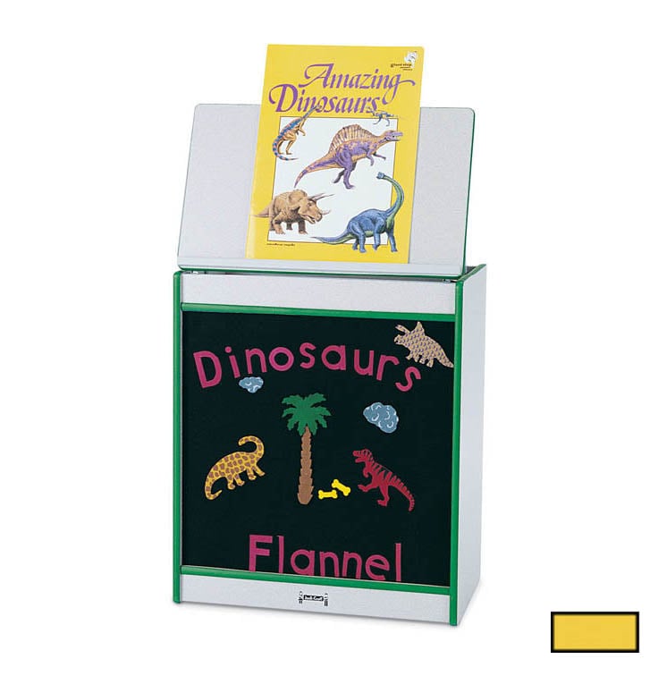 0544jcww007 Big Book Easel - Flannel - Yellow