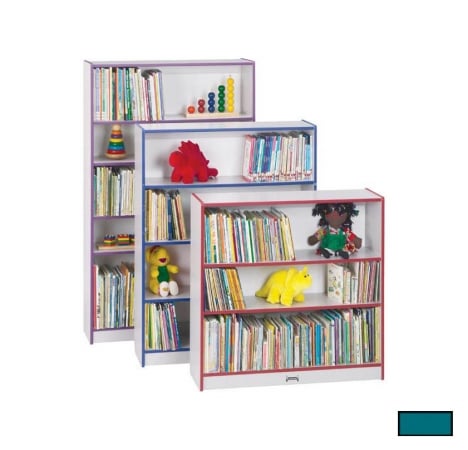0960jc005 Bookcase - 36 In. High - Teal