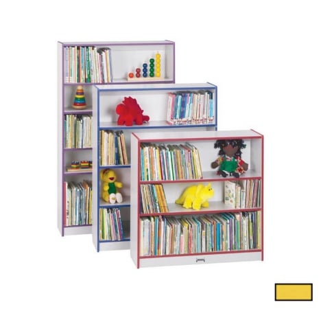 0960jc007 Bookcase - 36 In. High - Yellow