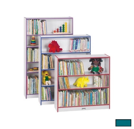 0961jc005 Bookcase - 48 In. High - Teal