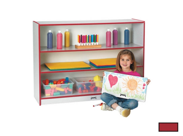 26932jcww008 Super-sized Adjustable Bookcase - Red