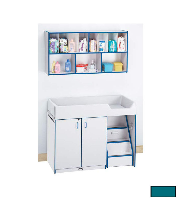 5142jc005 Diaper Changer Combo - Right - Teal