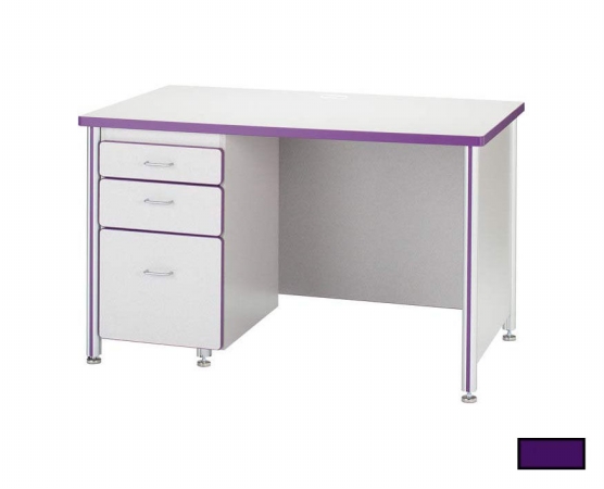 97000jc004 48 Inch Teachers Desk - Purple