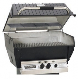 H4xn Deluxe Gas Grill With Ss Single-level Grids And H-burner - Natural