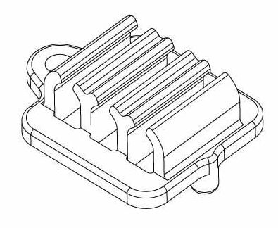 Bs803-018 Wiring Mount With Shredder Xb