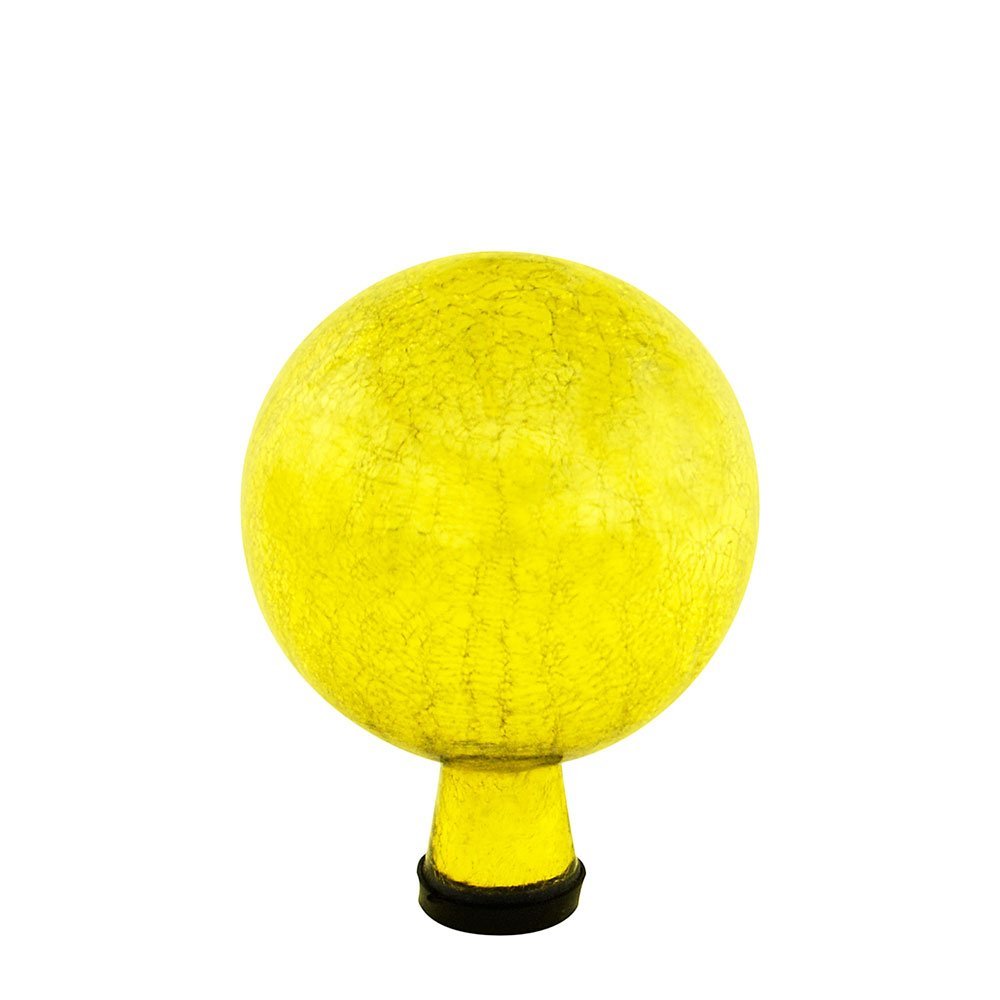 Achla G6-y-c Gazing Globe 6 In. Lemon Drop Crackle