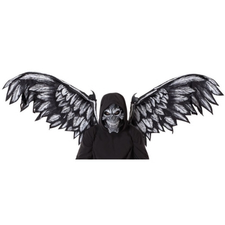 California Costumes Fallen Angel Adult Mask And Wings Kit One-size