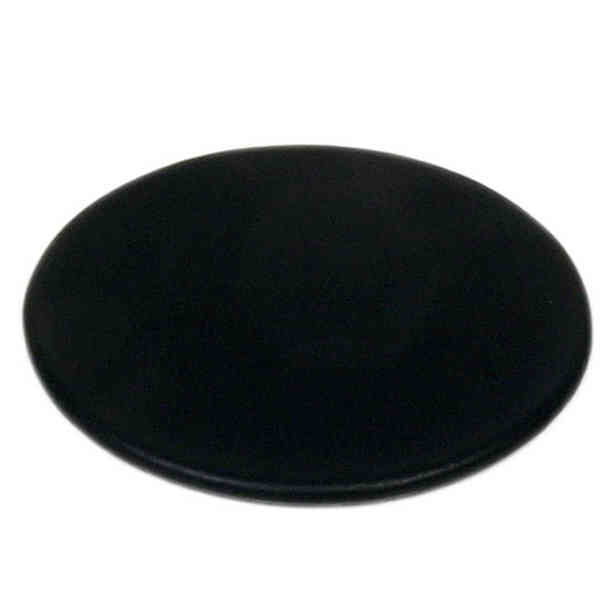 A1054 Black Leatherette Round Coaster