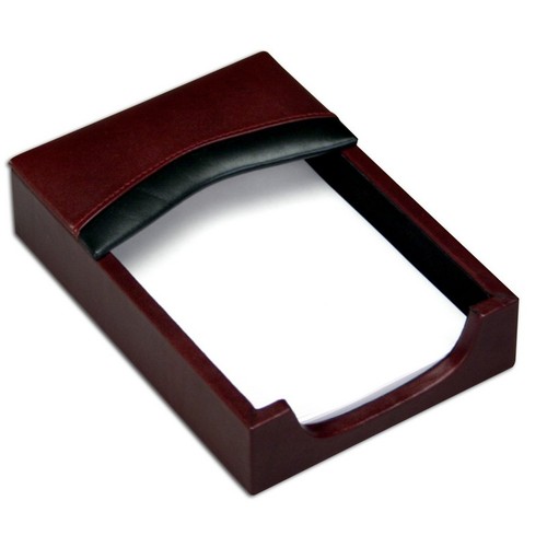 A7009 Burgundy Leather 4 In. X 6 In. Memo Holder