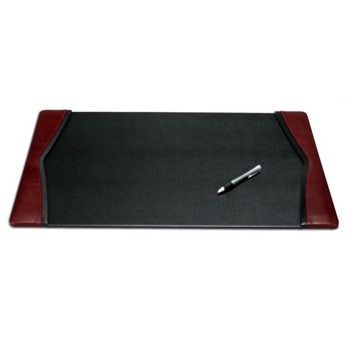 P7002 Burgundy 25.5 X 17.25 Desk Pad With Side-rails