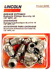 5290 10 Count .13 In. 45 Degrees Grease Gun Fittings