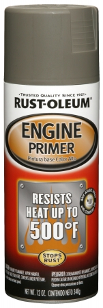 Rustoleum 249410 12 Oz Gray Engine Primer Spray Paint - Pack Of 6
