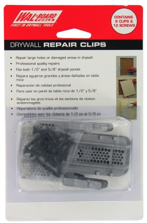 Walboard Tool 54-014 6 Count Drywall Repair Clips