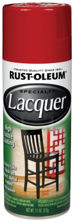 Rustoleum 243826 11 Oz Chinese Red Lacquer Spray Paint - Pack Of 6