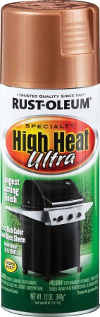 Rustoleum 241232 12 Oz Aged Copper High Heat Ultra Spray Paint - Pack Of 6