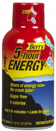 Living Essentials 5 Hr Energy 500181 2 Oz Berry 5 Hour Energy - Case Of 12