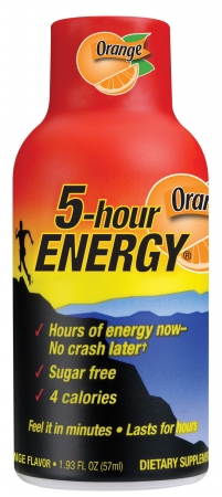 Living Essentials 5 Hr Energy 318120 12 Count 2 Oz Orange 5-hour Energy Drink - Case Of 12