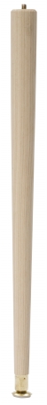 22 In. Round Taper Table Leg
