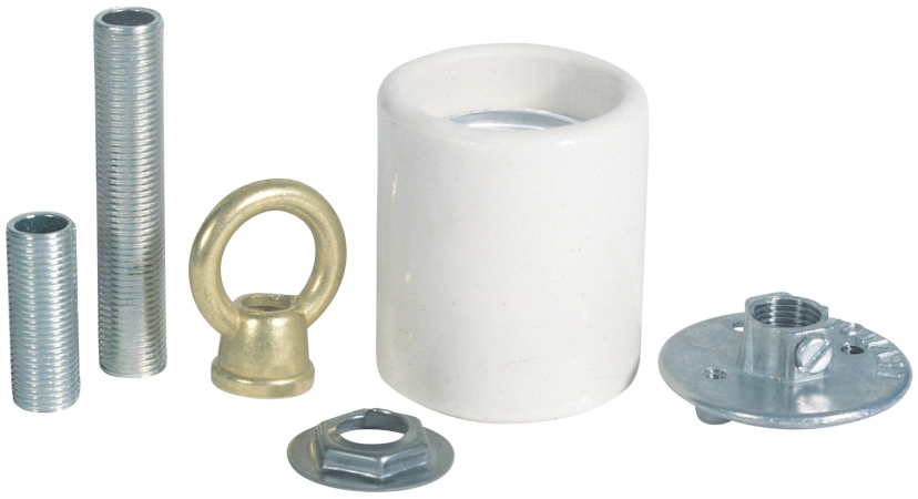 Porcelain Keyless Socket Adaptor Kit